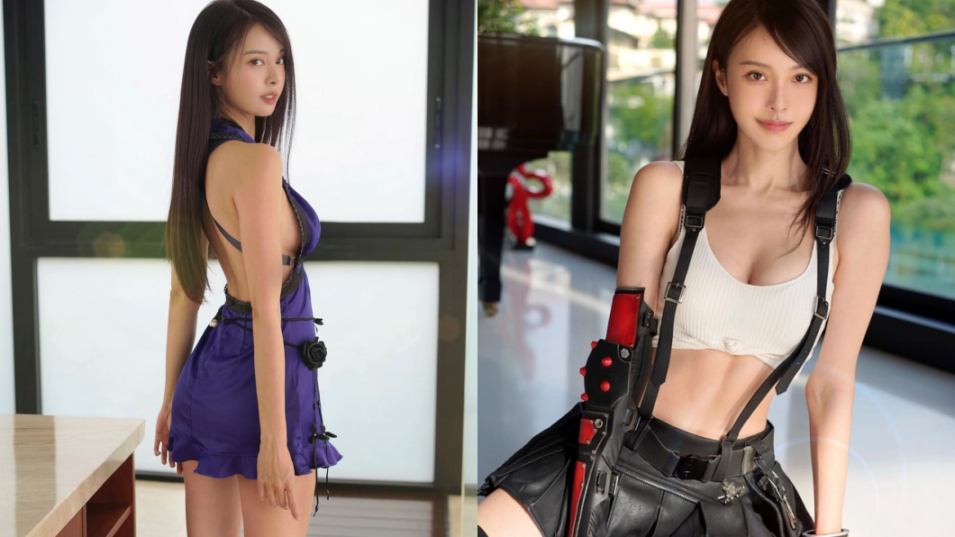 李元玲時常發布美照造福廣大網友,近期甚至還有角色扮演的作品,還原經典電玩太空戰士FF7當中的人氣角色Tifa。(圖片來源/ Cathryn Li IG)