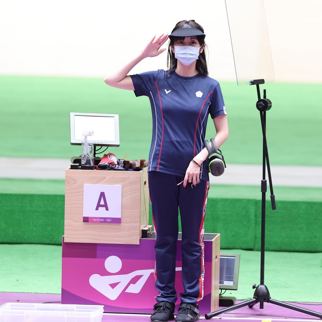 今年吳佳穎代表中華隊出戰東京奧運,並且在女子25公尺火藥手槍拿下第五名的成績。(圖片來源/ 吳佳穎FB)
