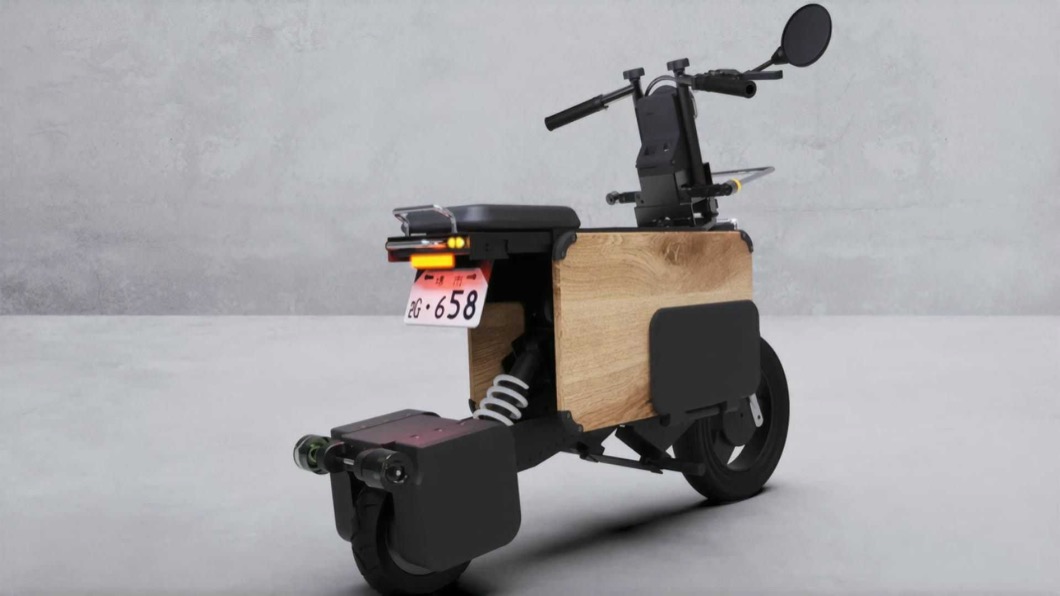 在一般展開的情況下，車身尺碼為長1,230mm、寬650mm、高1,000mm。(圖片來源/ Icoma)