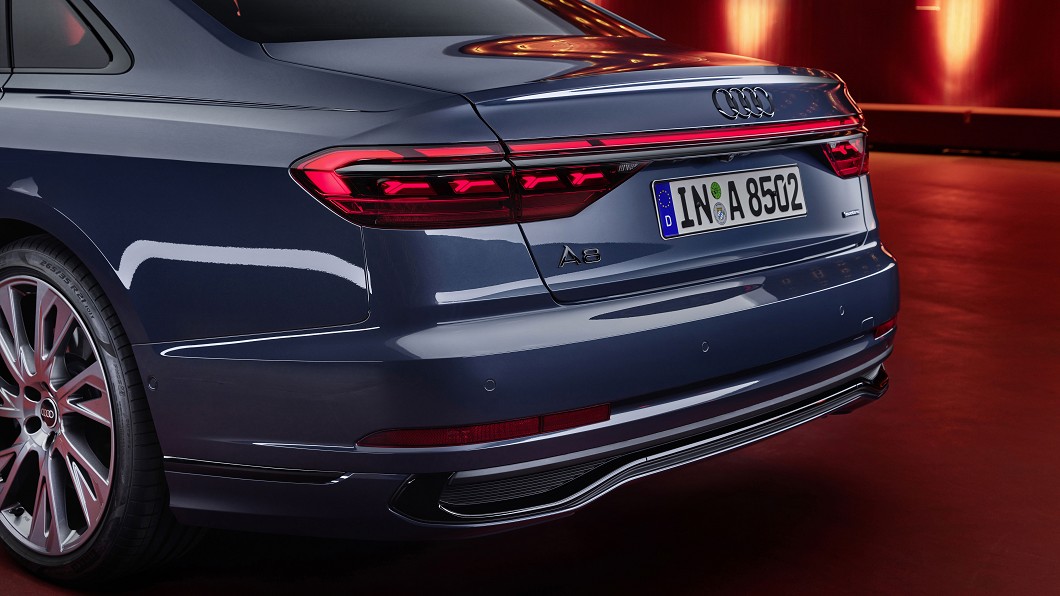 OLED尾燈為新款A8全車系標配。(圖片來源/ Audi)