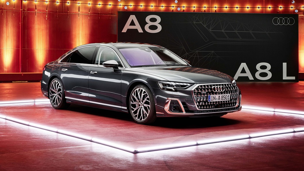 小改款A8外觀透過細節修改,強化整體領袖氣勢。(圖片來源/ Audi)