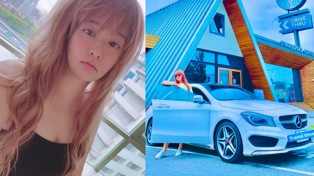 小小瑜開賓士遊車河 難道妹子現在都開這台?