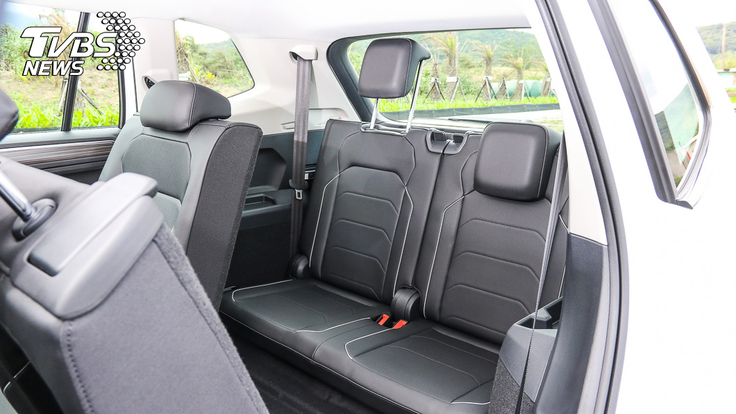 Tiguan Allspace全面標配第三排座椅。(圖片來源/ TVBS)