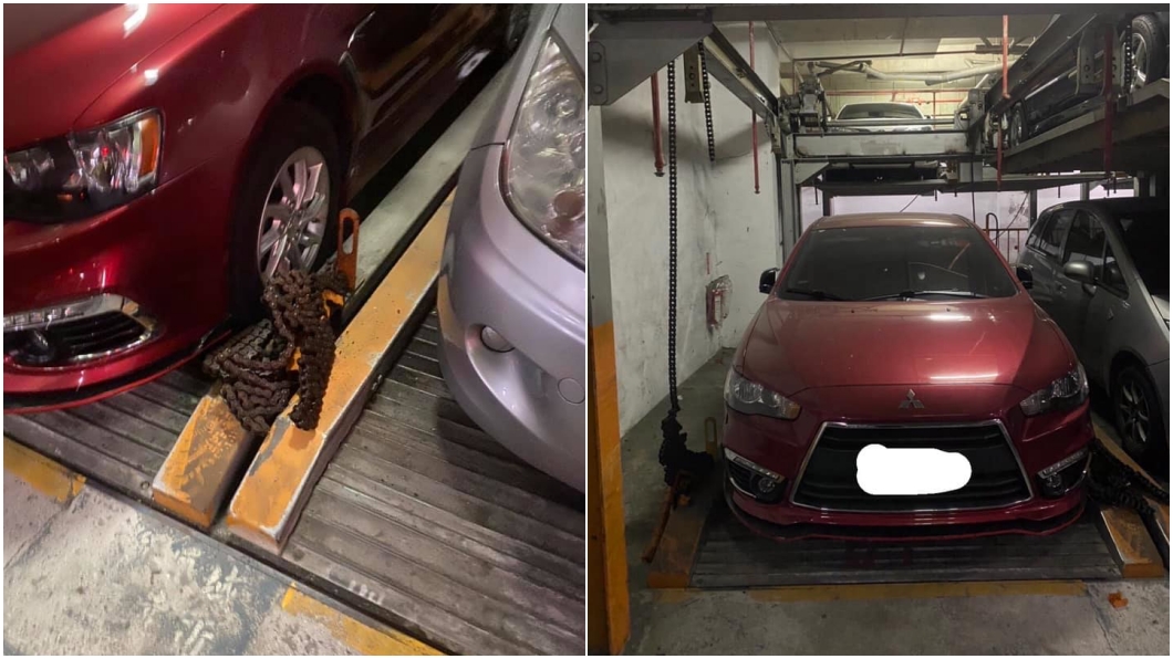 汽車自由落體！　網友表示：這類車位能避就避