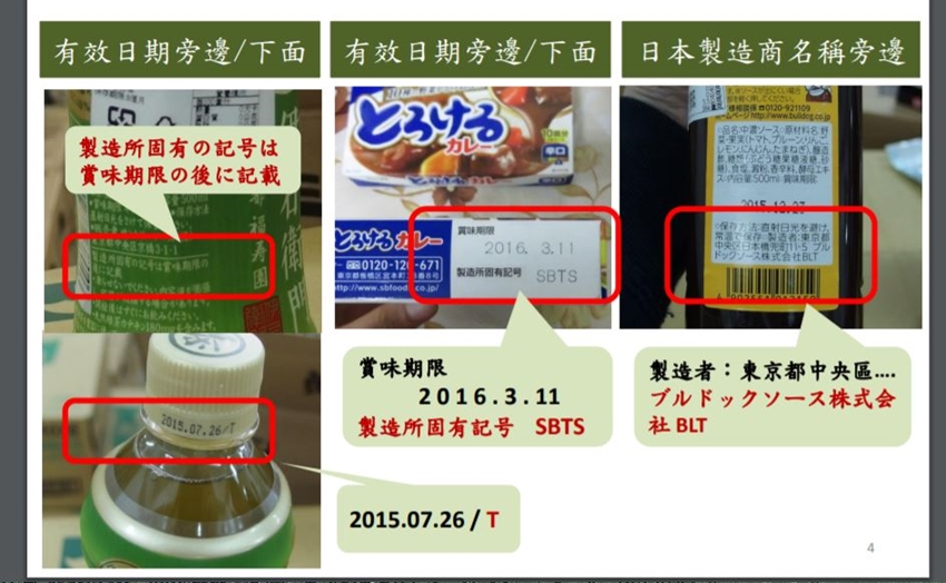「製造所固有記號」通常標示在有效日期旁。(圖/食藥署提供)
