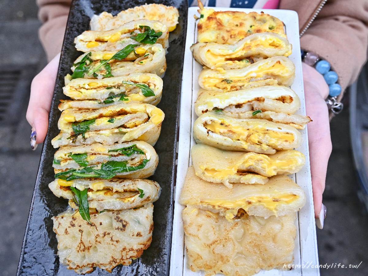 蘇媽媽蛋餅是台中人氣蛋餅店。(圖/糖糖's 享食生活提供)