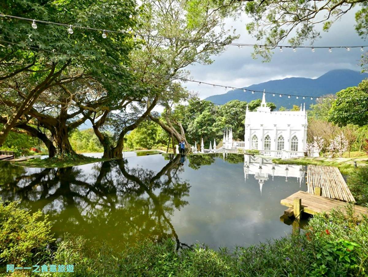真愛桃花源庭園餐廳。(圖/阿一一之食意旅遊提供)