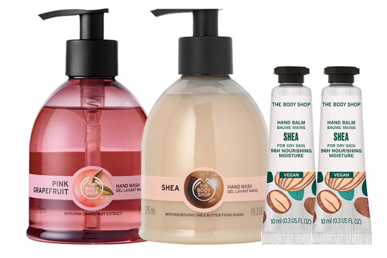 THE BODY SHOP從心呵護洗手組。(圖/翻攝自THE BODY SHOP官網)