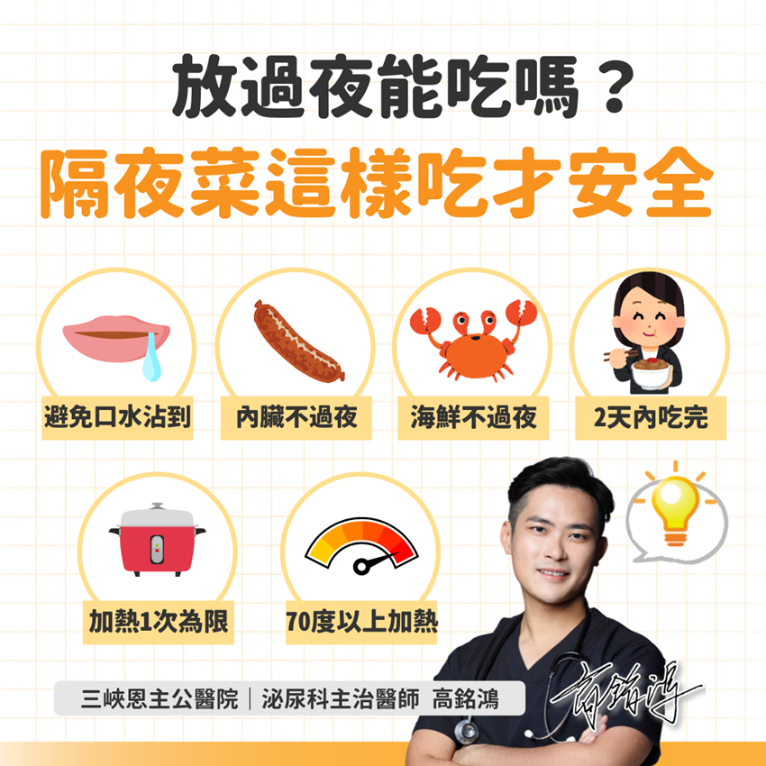 隔夜菜這樣吃才安全。(圖/翻攝自高銘鴻臉書)