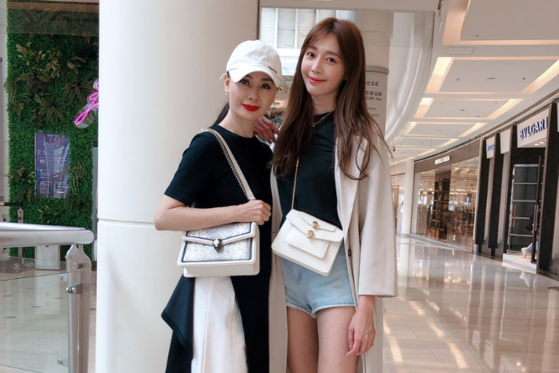 王心恬與63歲的媽媽。（圖／翻攝自@candywang7446 IG）