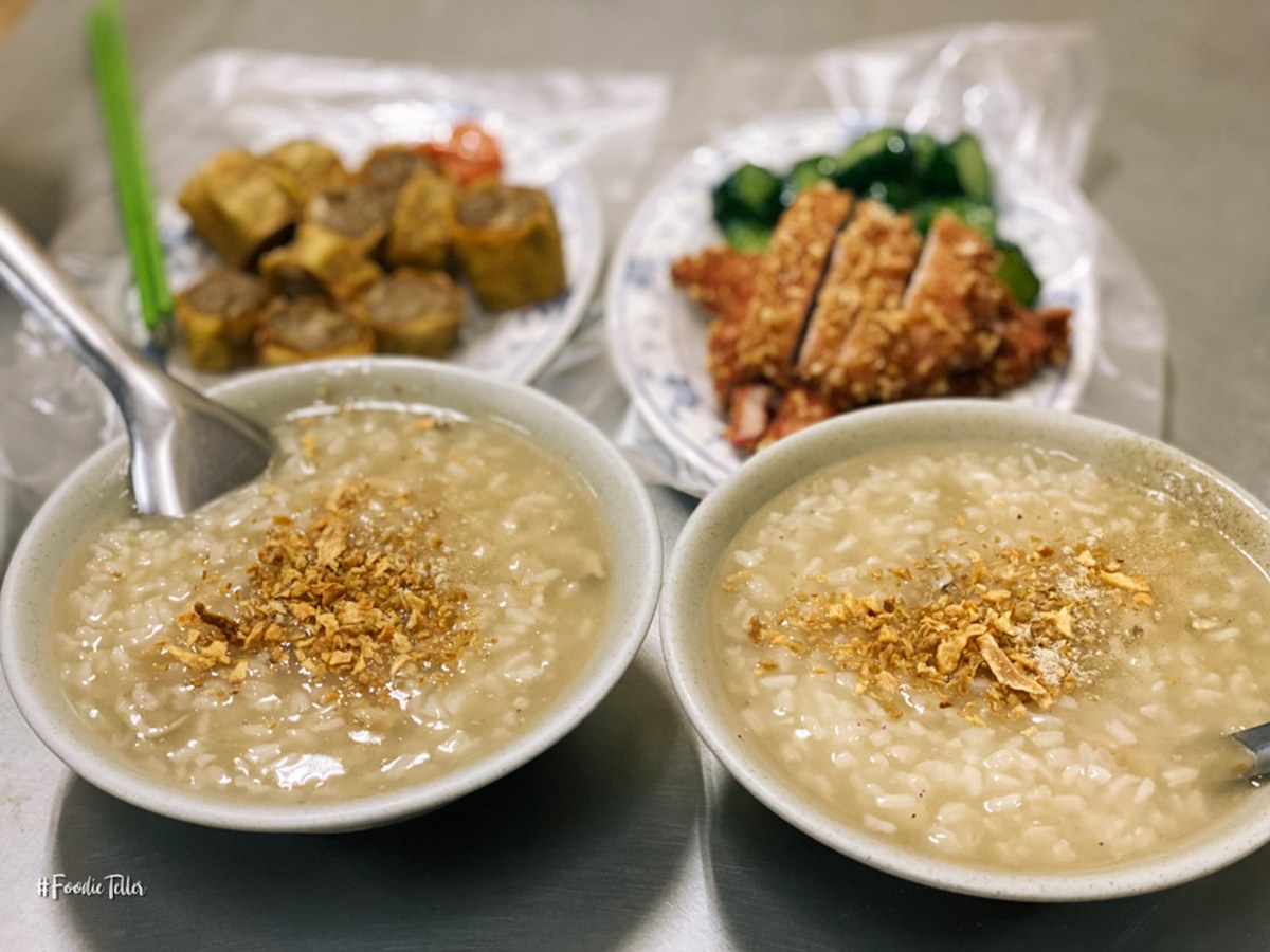 車頭鹹粥是在地人推薦的宵夜美食。(圖/波妮說食話提供)