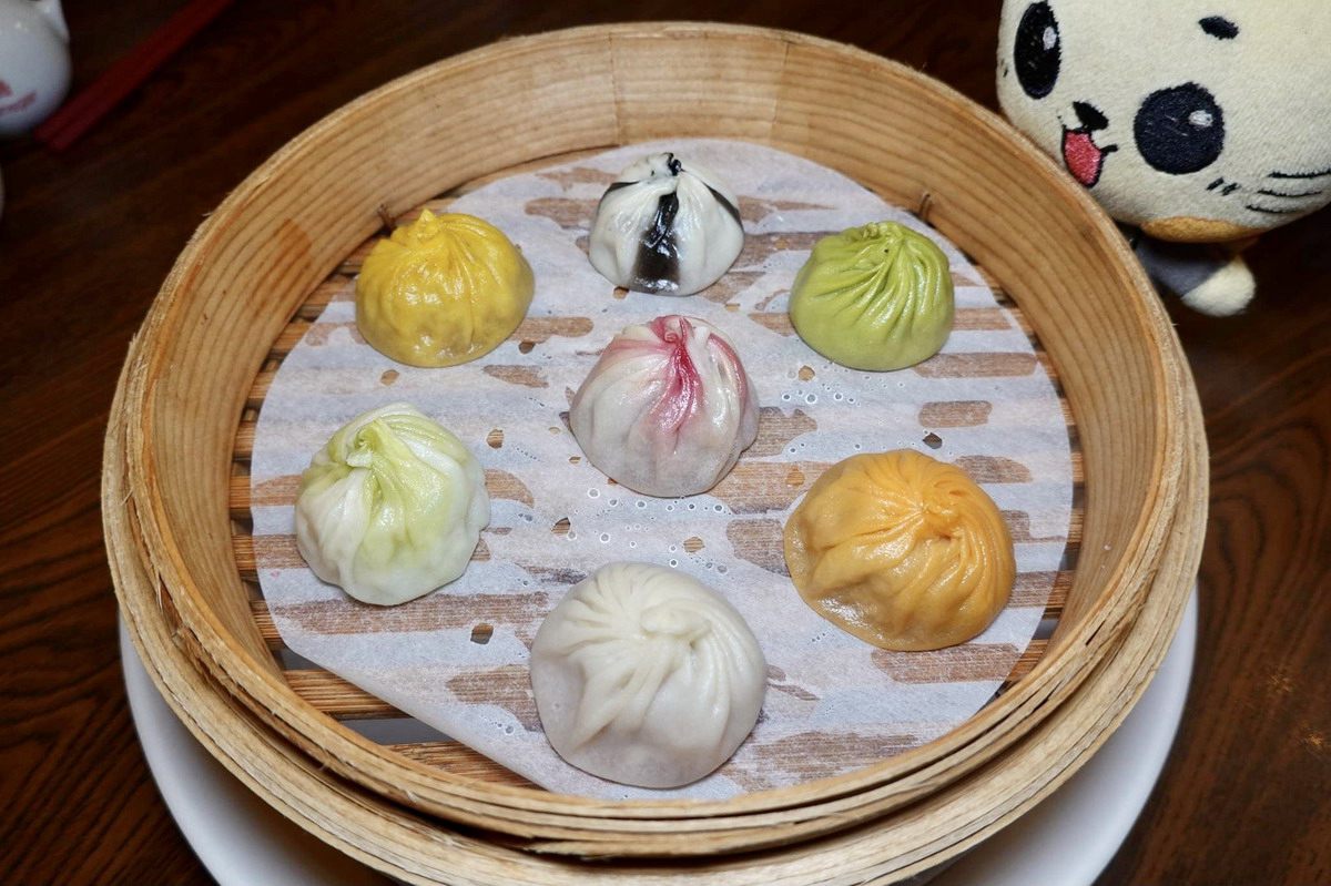 點水樓的七彩小籠包相當美味。(圖/貓大爺部落格提供)
