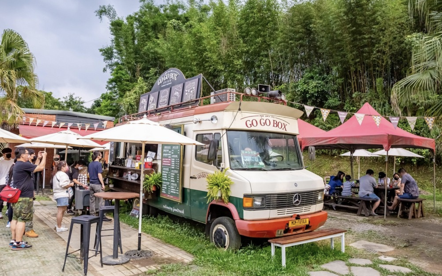 美式鄉村風格的環境，被封為「北部最Chill美式餐車基地」。（圖／愛伯特吃喝玩樂全記錄提供）