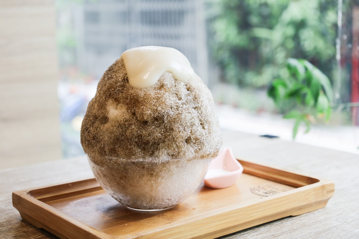 「好想吃冰かき氷／日式蔬食」首推獨家日式剉冰赤峰街７號。（圖／Rita旅食生活提供）