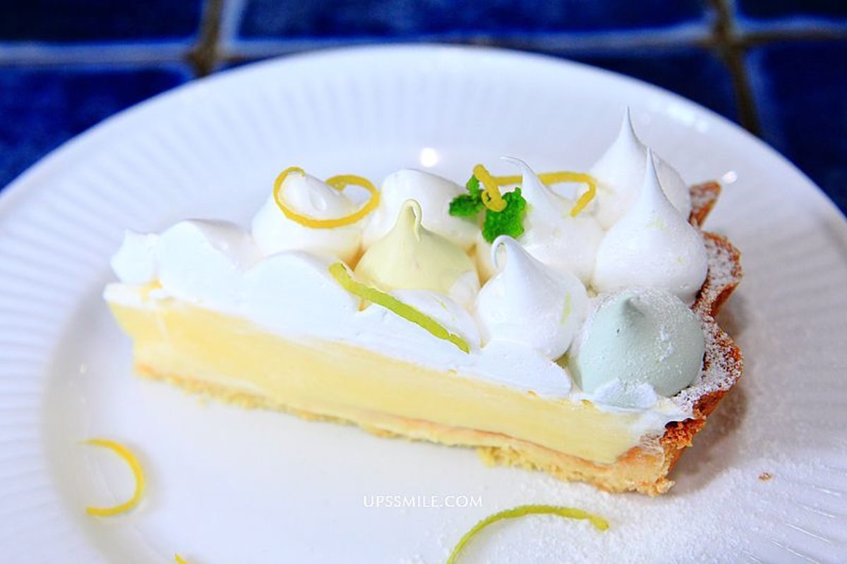 「Ten Ten Den Den 點點甜甜」的點點甜甜檸檬塔相當熱門。(圖/Upssmile向上的微笑萍子 旅食設影提供)