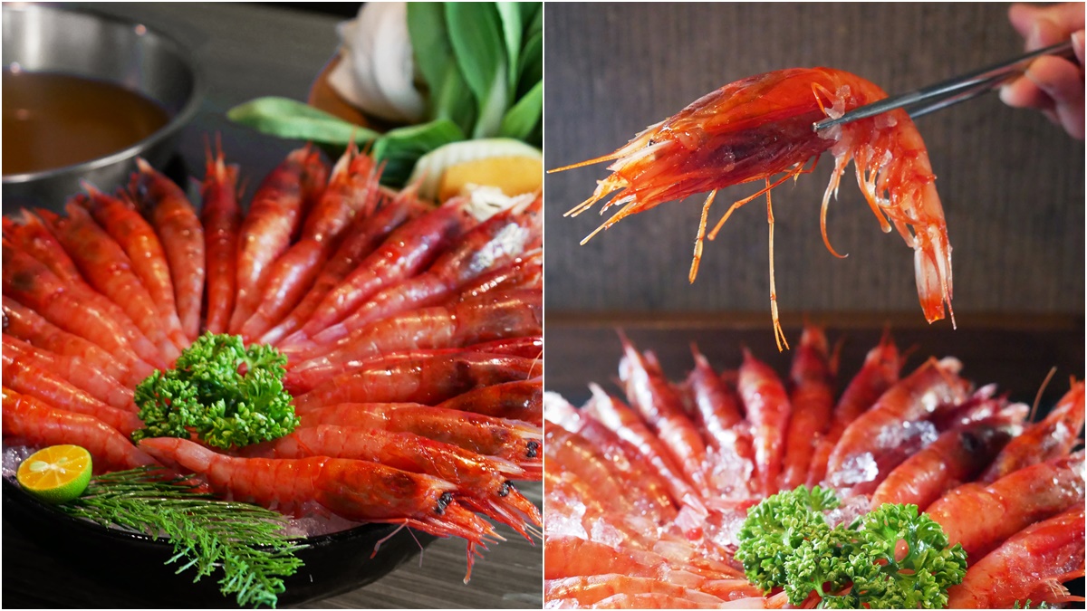 號稱「蝦界愛馬仕」的胭脂蝦,8月期間只要到指定店用餐就能免費吃。(圖/千葉火鍋提供)
