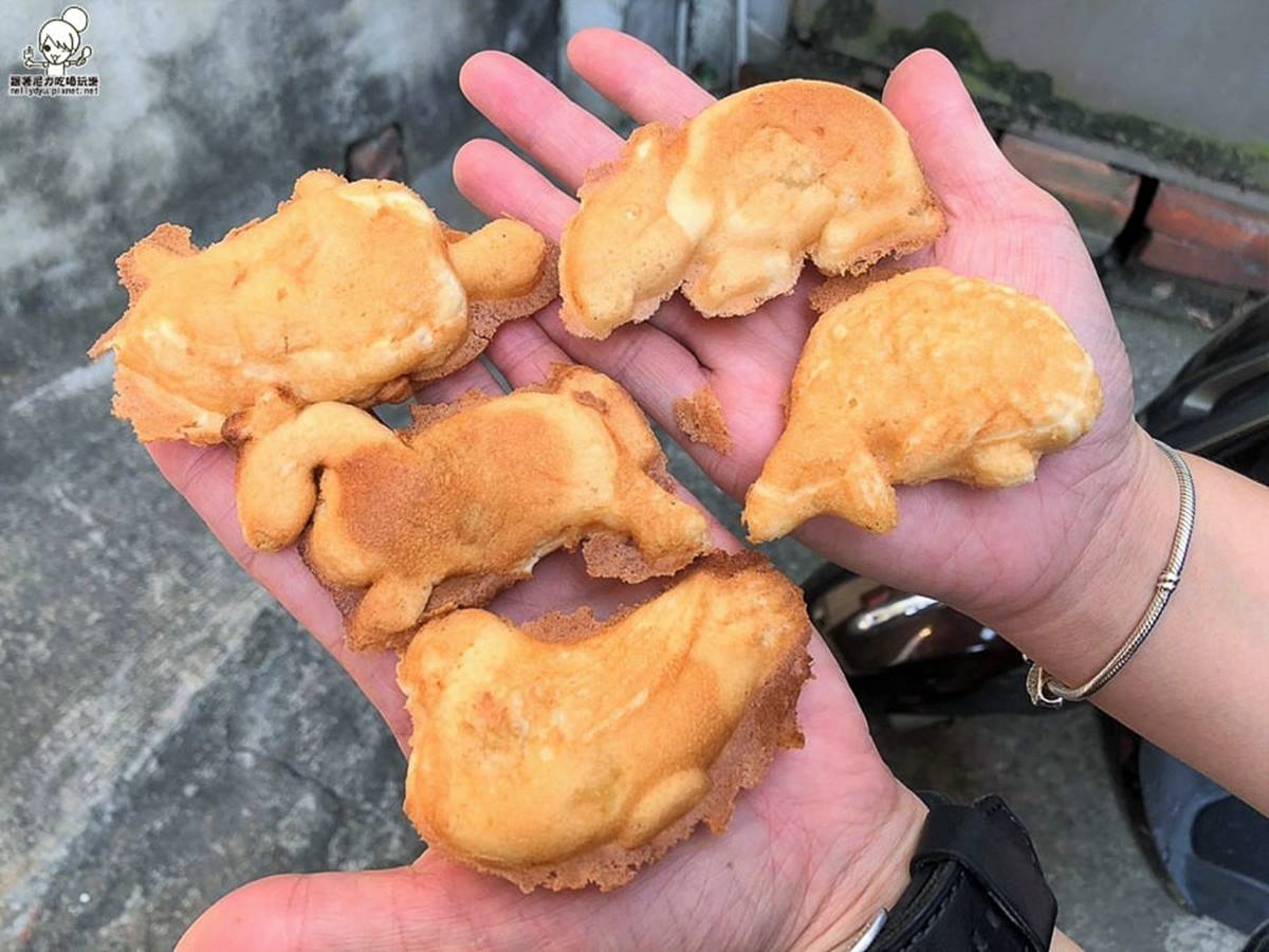 「歐哩桑雞蛋糕」有圓滾滾造型、動物造型等等超可愛。(圖/跟著尼力吃喝玩樂提供)