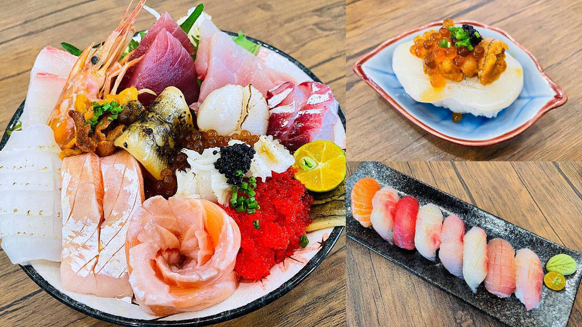 好想馬上衝!「豪華海鮮丼」生魚片爆多 干貝漢堡超銷魂
