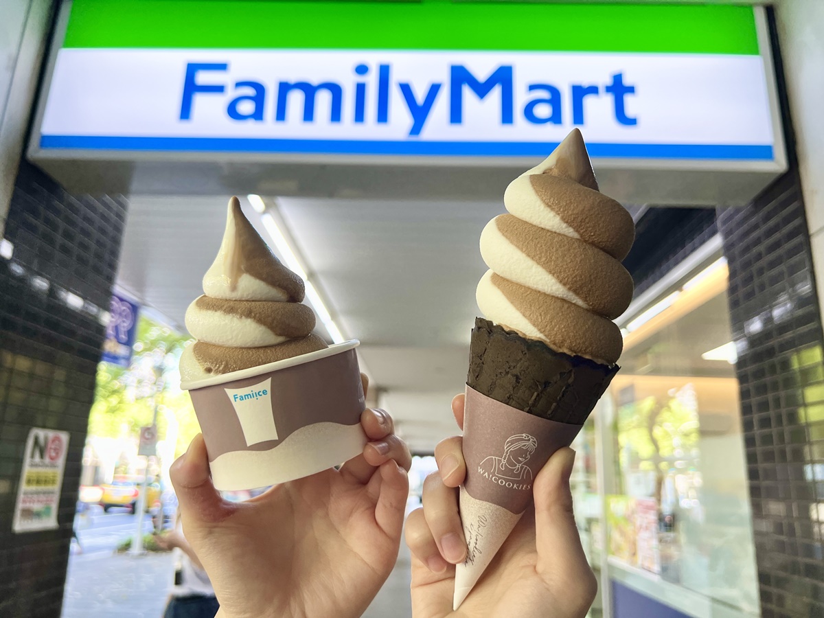 全家曾與古娃娃聯手推出海鹽焦糖口味胖胖冰。(圖/全家提供)