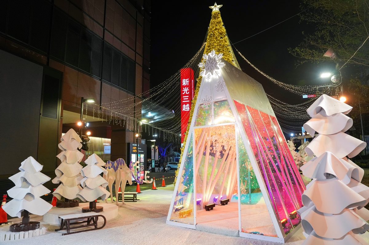以北歐玻璃屋造型搭配彩虹元素的玻璃折射出光影不同的變化。(圖/跟著阿瑋去旅行提供)