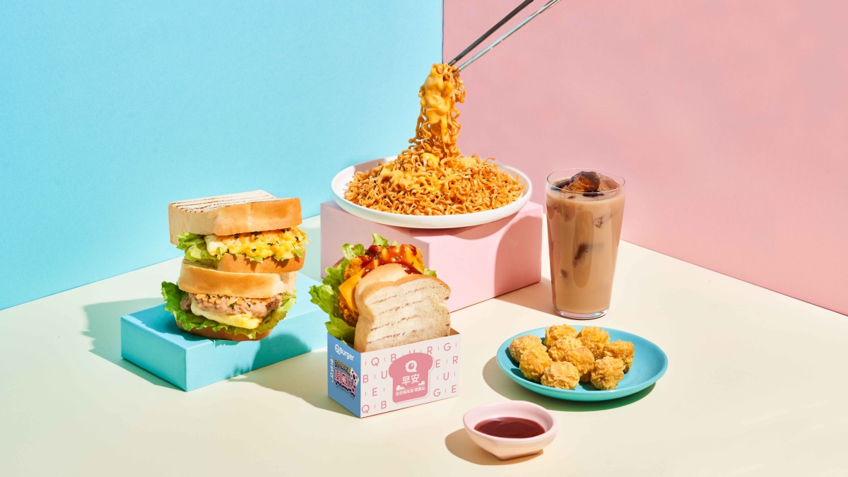 Q Burger推出創意韓式餐點。(圖/Q Burger提供)