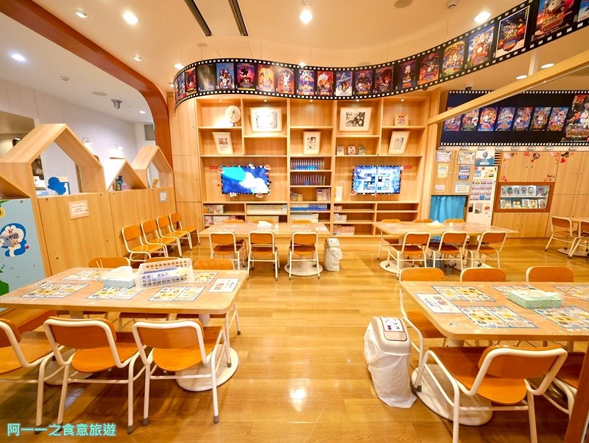 閱讀區還有免費的哆啦A夢看到飽。(圖/ 阿一一之食意旅遊 提供)