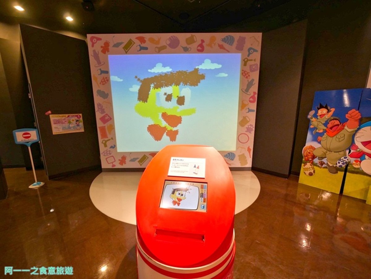 結合電腦的互動遊戲讓大人小孩都好愛。(圖/ 阿一一之食意旅遊 提供)