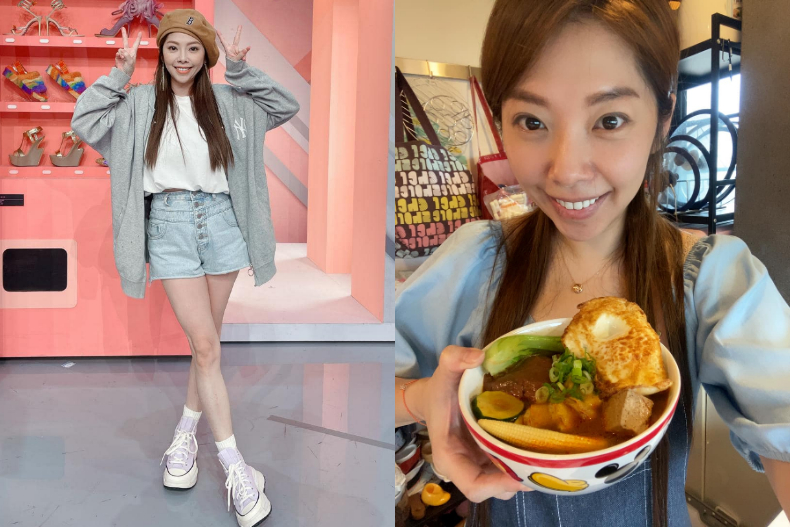 Mei成功瘦了20公斤全都靠飲食控制。（圖／翻攝自Mei臉書）