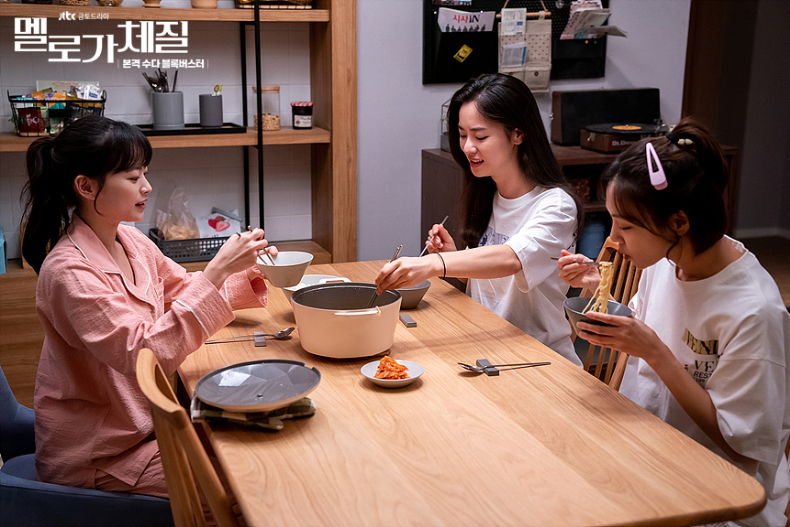 《浪漫的體質》劇照。（圖／翻攝自JTBC）