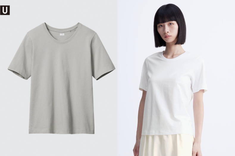 UNIQLO「經典T恤」一年四季都能穿。(圖/翻攝自UNIQLO官網)