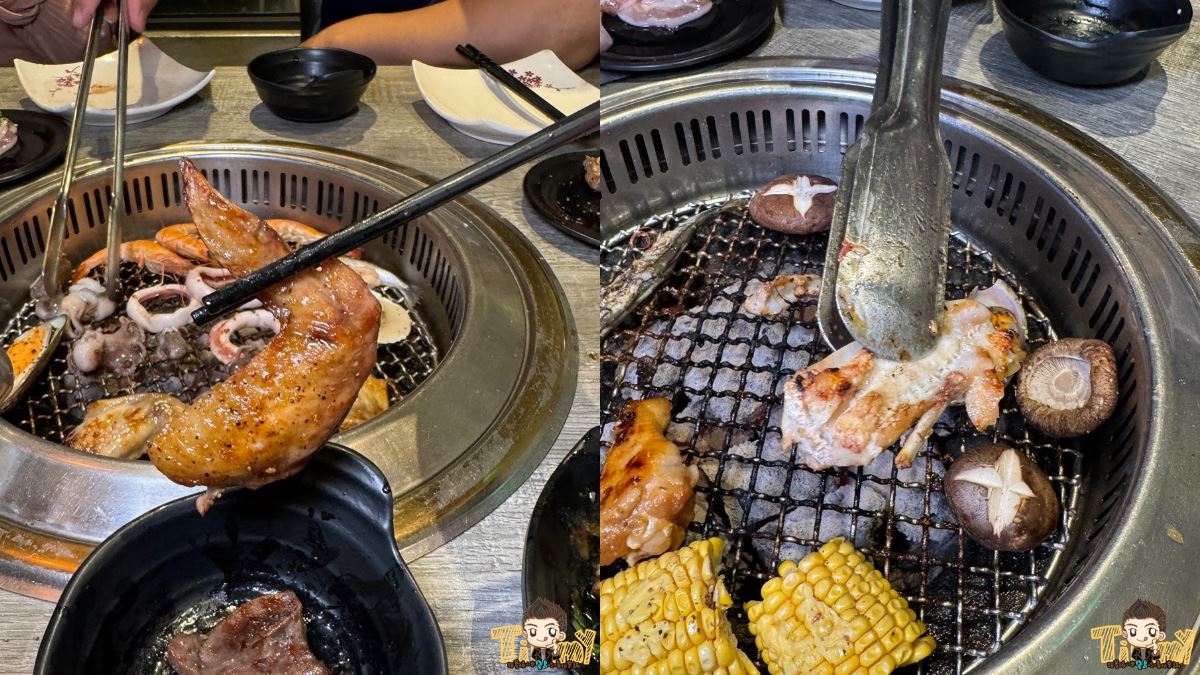 黑胡椒調味的「雞翅膀」只要50元；吃得到肉很脆口的「雞軟骨」也只要80元。（圖／跟著踢小米吃喝玩樂趣提供）