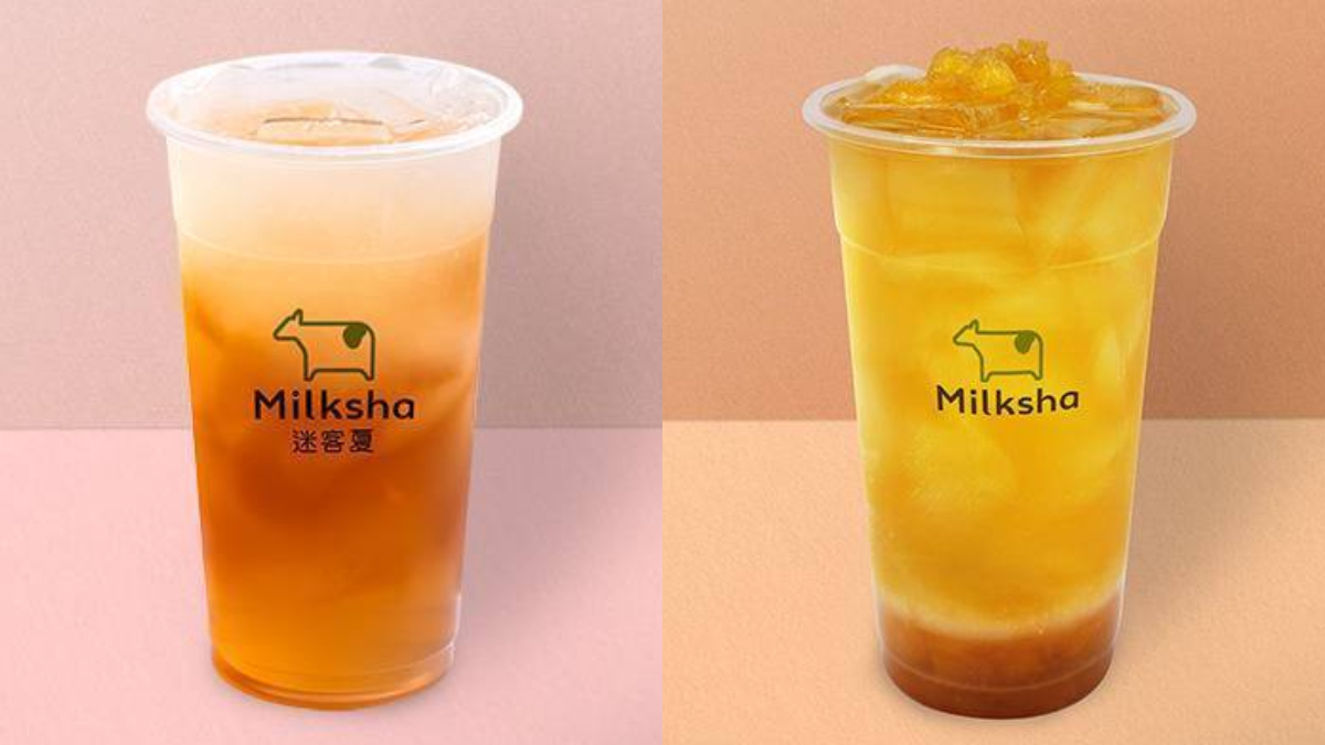 迷客夏「蜂蜜檸檬晶凍」、「鳳梨康波綠」買一送一。(圖/Uber Eats提供)