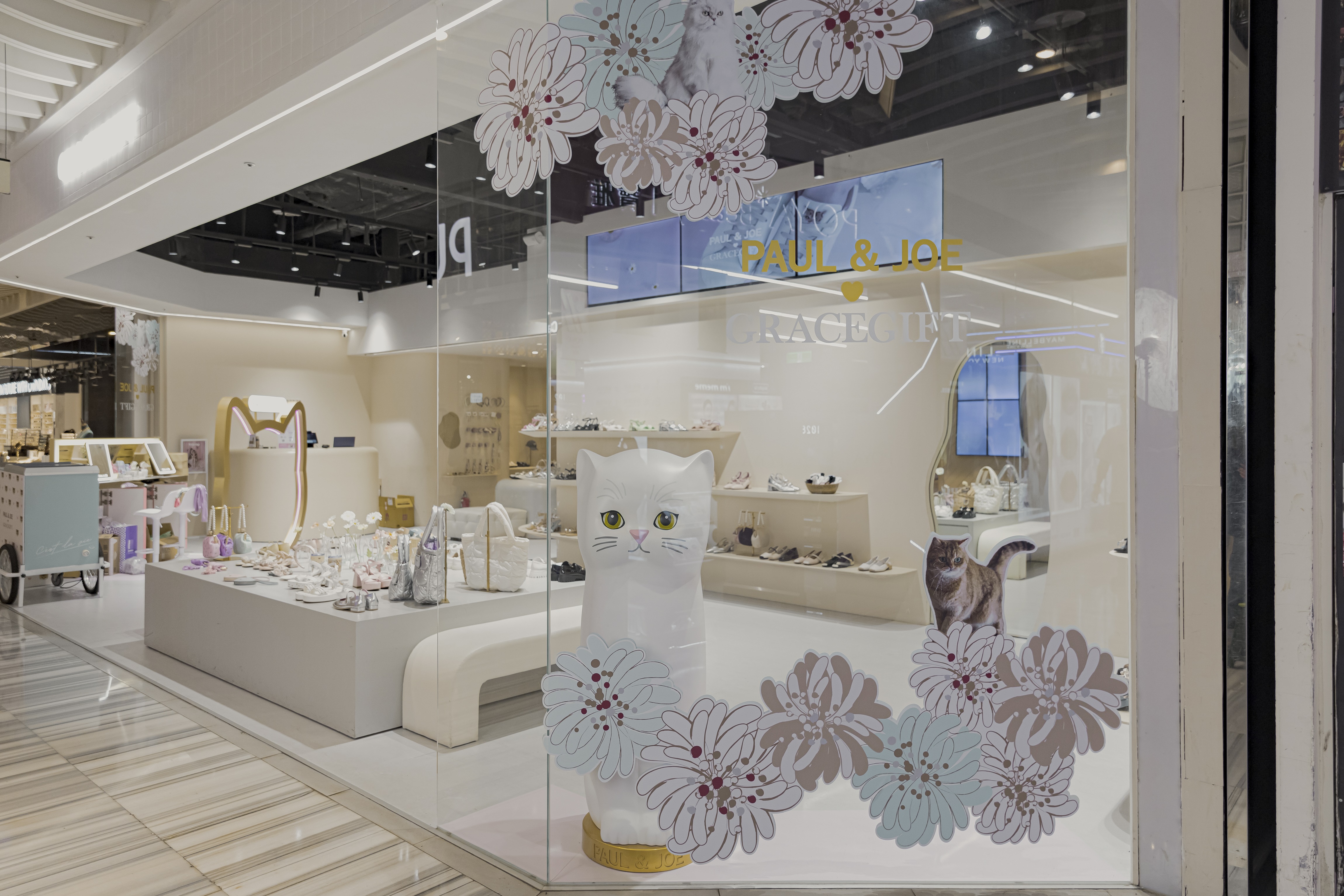 PAUL & JOE聯手Grace Gift打造貓咪快閃店,6/1起至6/17在信義ATT 4 FUN登場。(圖/Grace Gift提供)