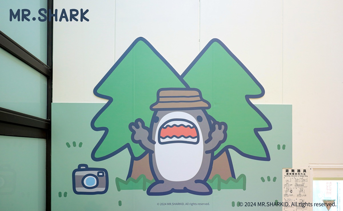 「鯊魚先生CAMPING FESTIVAL」快閃店共有4大打卡點可以拍。(圖/WeTrust提供)