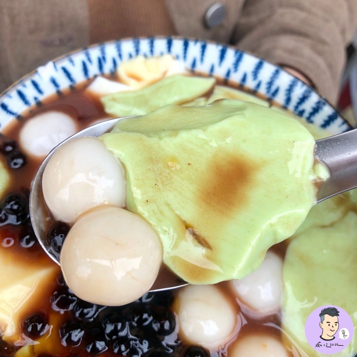 這邊的布丁豆花多了1種「宇治金時」抹茶口味。（圖／痴吃的玩提供）