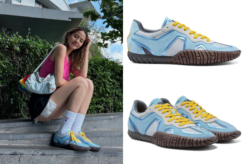 圖/翻攝自泰國女星Care社群、Onitsuka Tiger官網