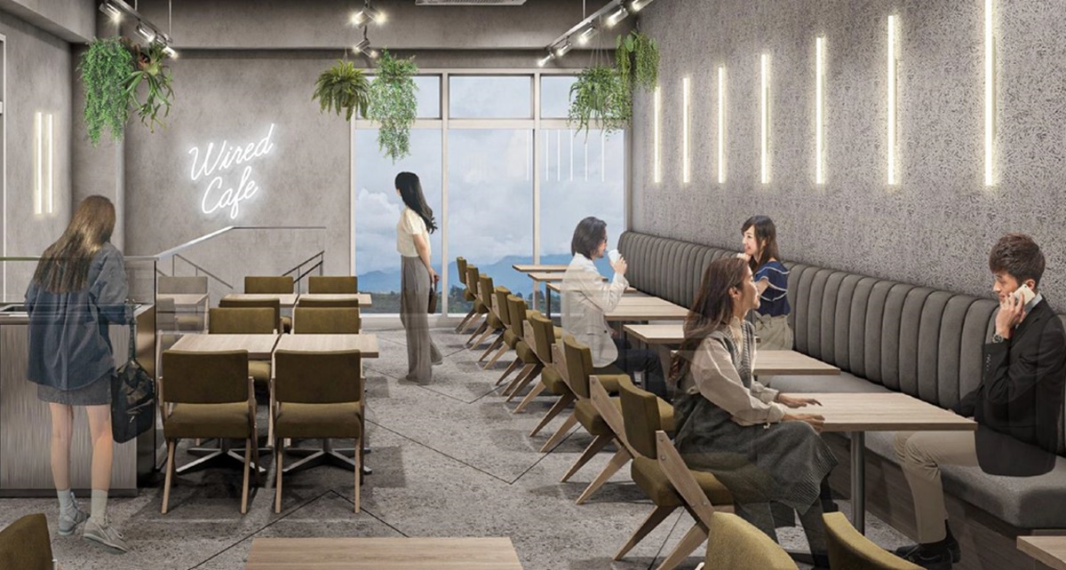 2樓+3樓則是1家源自東京澀谷的咖啡館「WIRED CAFE」。(圖/TSUTAYA BOOKSTORE提供)