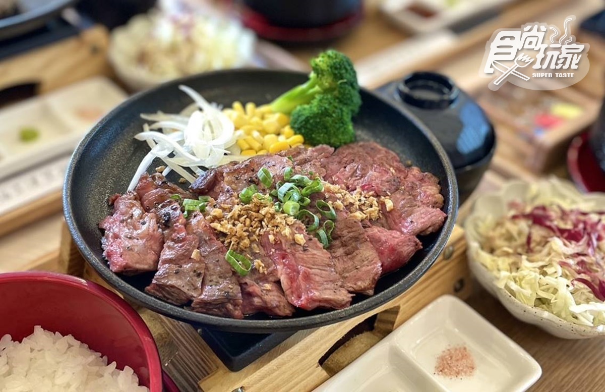 福吉漢堡排主要販售多款漢堡排定食。(圖/張庭瑄 攝)