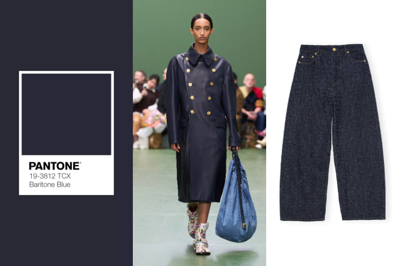 Baritone Blue 男中音藍。(圖/Pantone、LOEWE、GANNI提供)