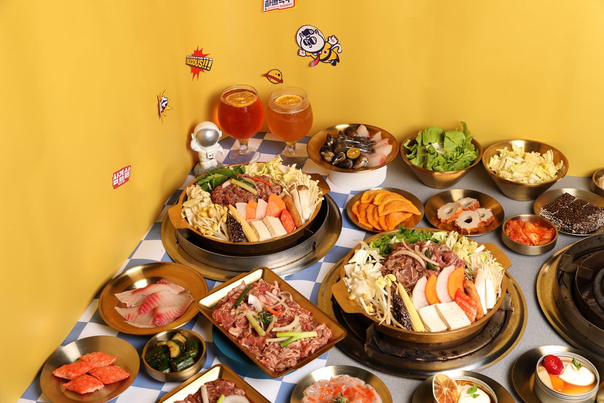 「朴庶韓國銅盤烤肉」主打個人套餐用餐型態,最低280元就能享用套餐。(圖/築間集團提供)