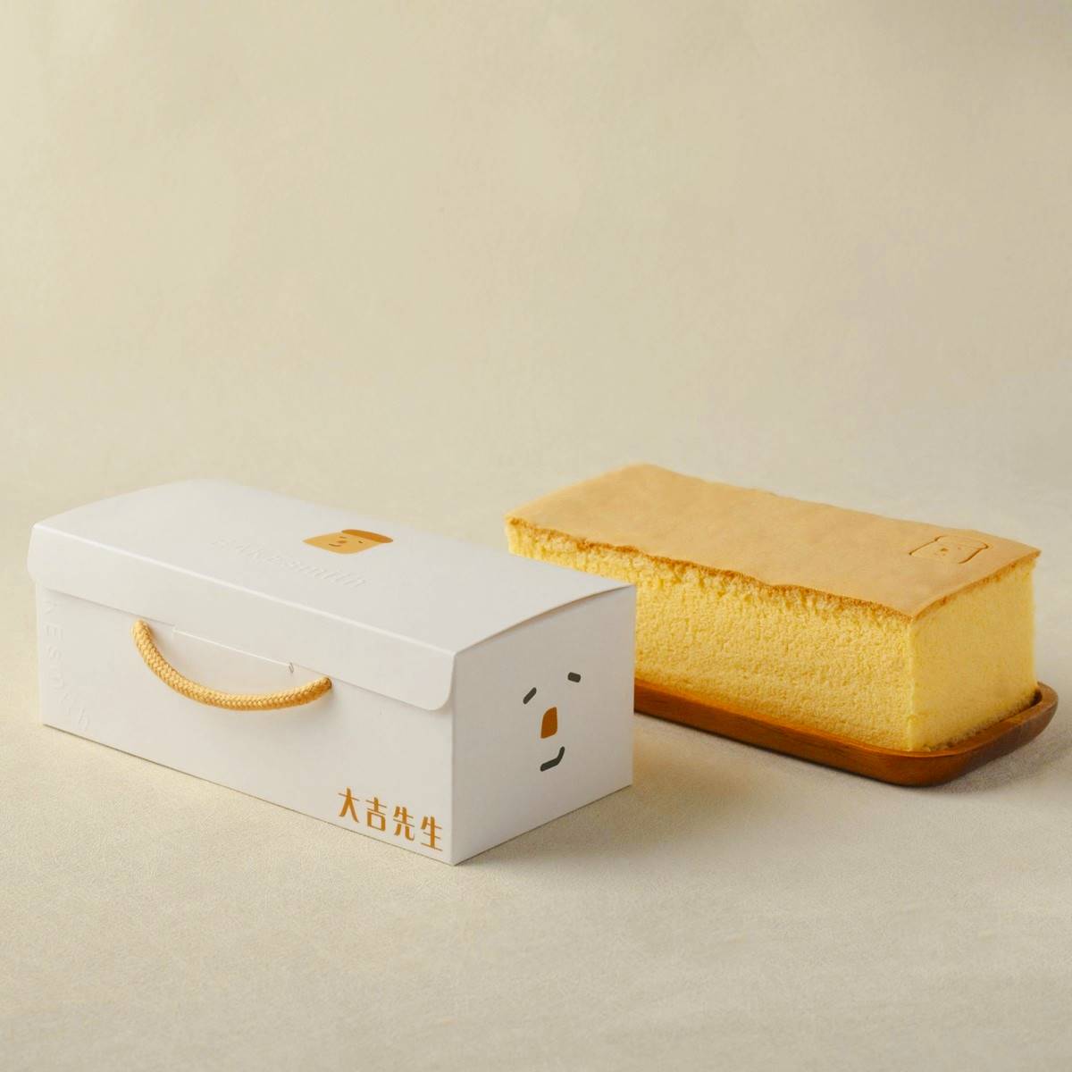 「大吉先生豆漿蛋糕」，曾創下團購熱銷2000條的紀錄。（圖／大吉先生BAKEsmith 豆漿蛋糕提供）