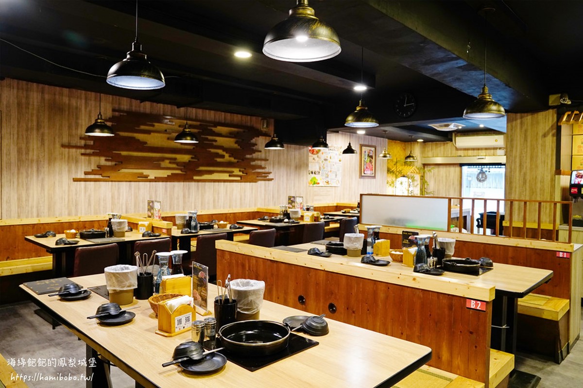 「潮肉壽喜燒」地點位在國父紀念館附近，是日式風格的壽喜燒餐廳。（圖／海綿飽飽的鳳梨城堡提供）