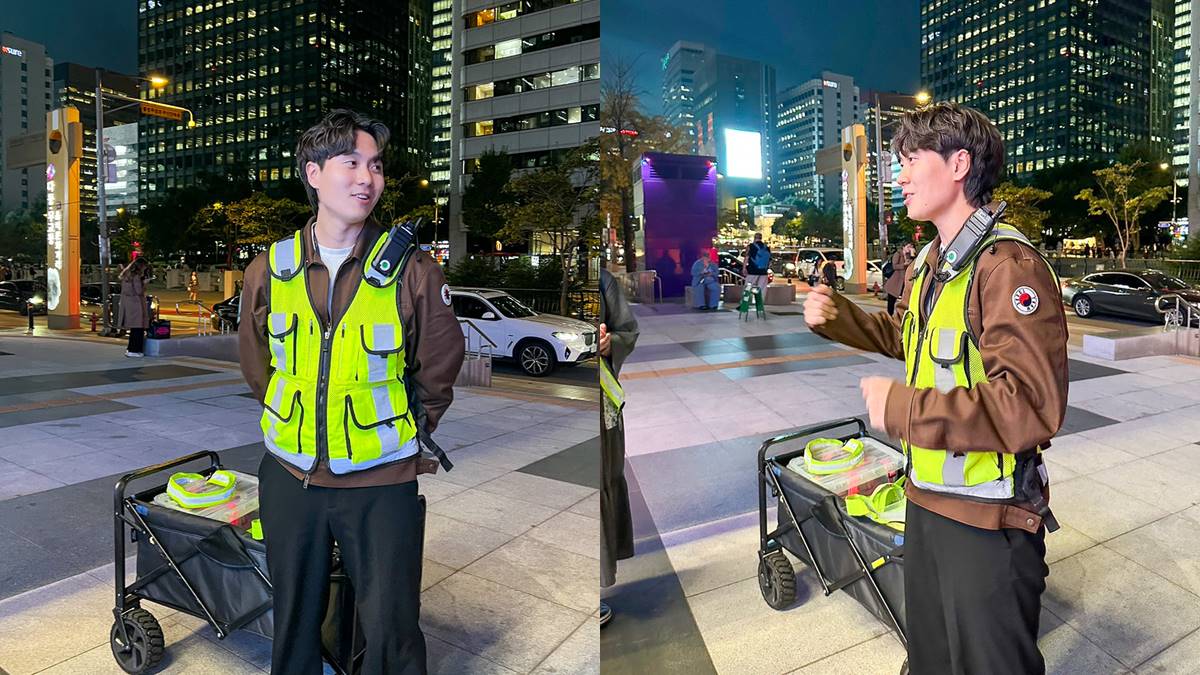 每台電車也會有1名導遊全程陪伴,而且導遊通常都會由帥氣的歐巴擔任。(圖/加小菲愛碎碎念提供)