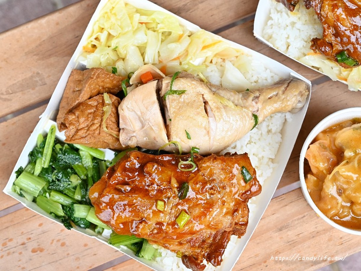 肉控推薦必點紅燒排骨+蔥油雞腿雙拼,吃起來一定滿足!(圖/糖糖's 享食生活提供)