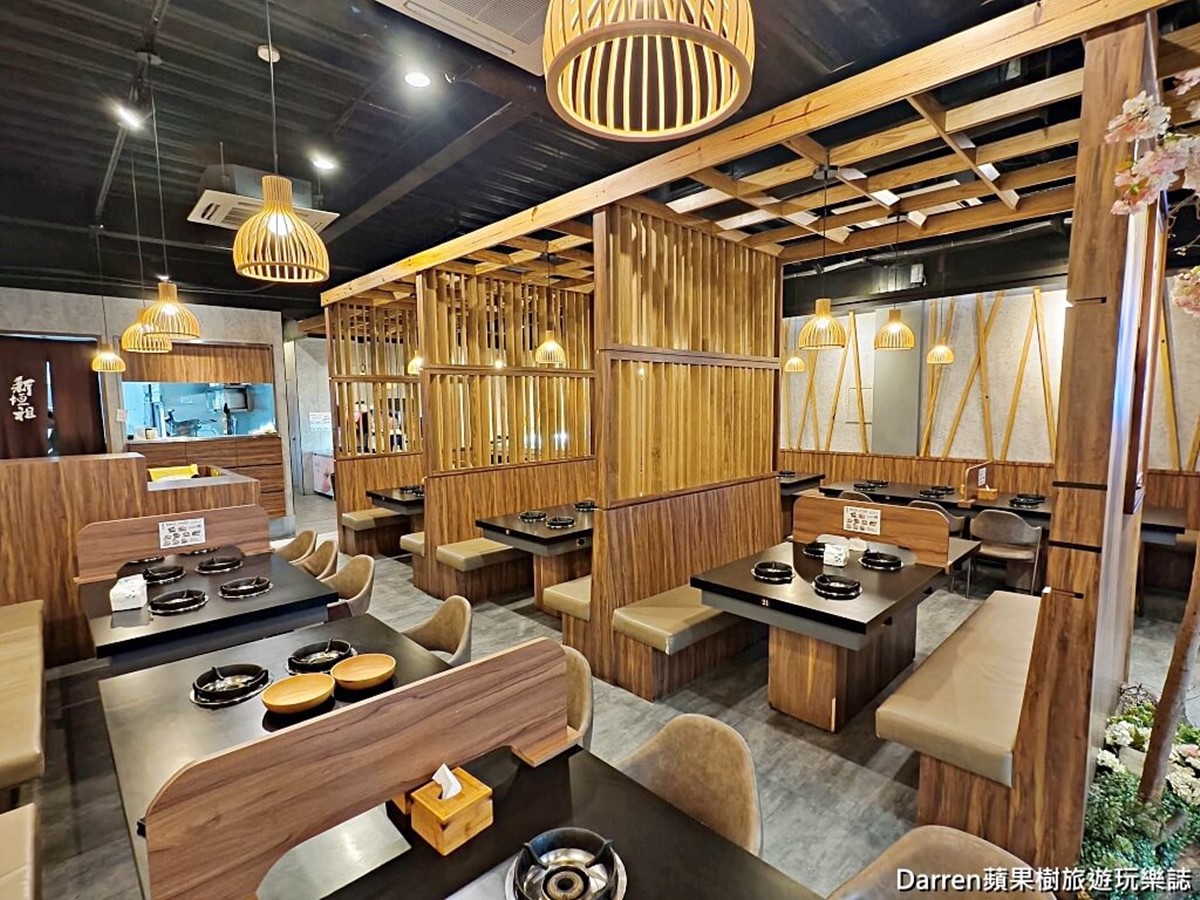 店內裝潢是日系風格,典雅大方。(圖/DARREN蘋果樹旅遊玩樂誌提供)