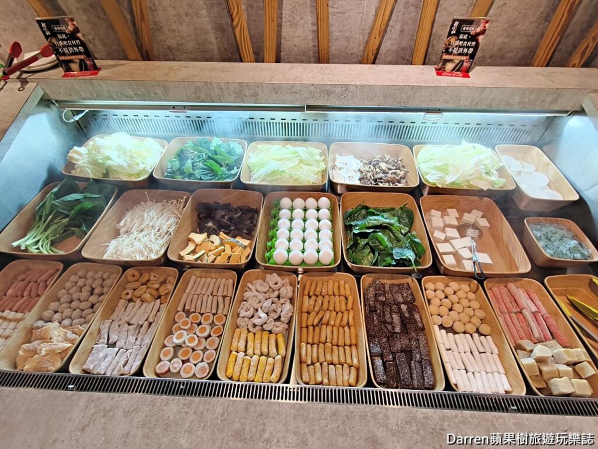 自助吧的蔬果都是和菜農合作新鮮直送。(圖/DARREN蘋果樹旅遊玩樂誌提供)