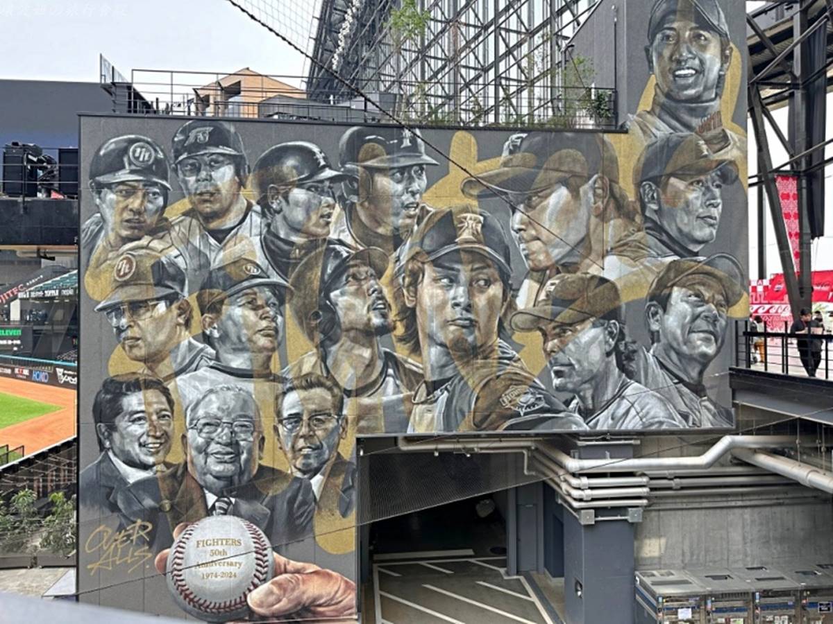 大谷翔平與達比修有兩位球星位居中央,也占據了最大的版面。(圖/壞波妞の旅行食踨提供)