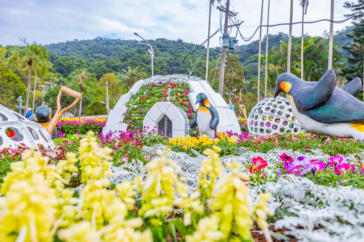 今年菊展以15萬盆不同種類的菊花，打造14個特色展區。（圖／翻攝自士林官邸旅客粉專）