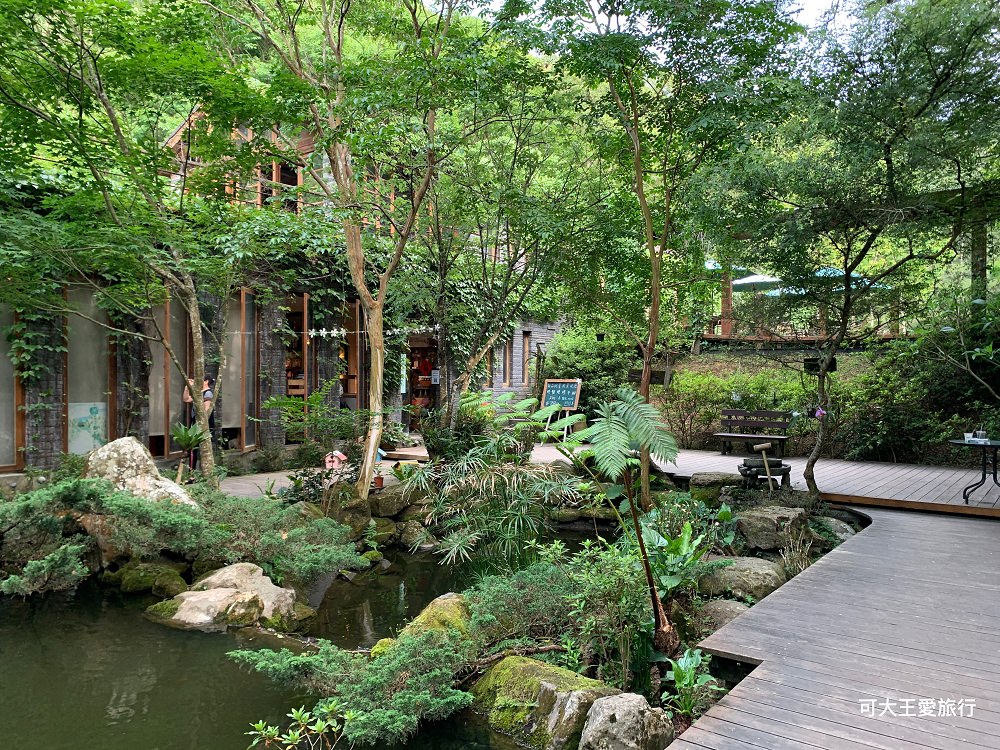 綠葉方舟是一間充滿綠意的餐廳。(圖/可大王愛旅行提供)