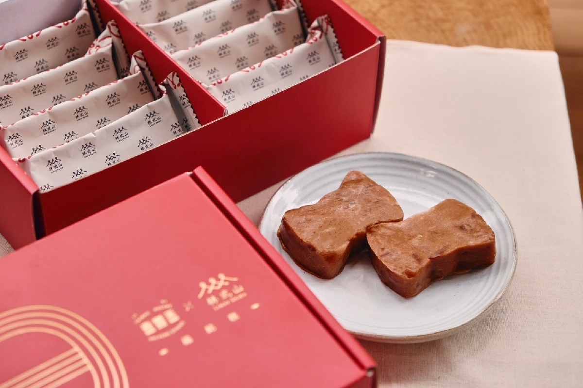 「福結糕」喜氣又特殊的蝴蝶造型,傳統中可見創新。(圖/林弎山提供)
